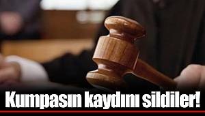 Kumpasın kaydını sildiler!