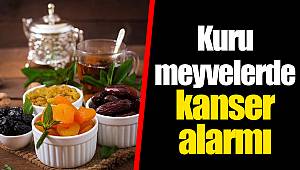 Kuru meyvelerde kanser alarmı