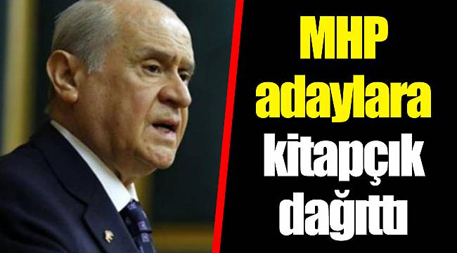 MHP adaylara kitapçık dağıttı
