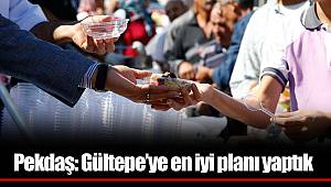 Pekdaş: Gültepe’ye en iyi planı yaptık