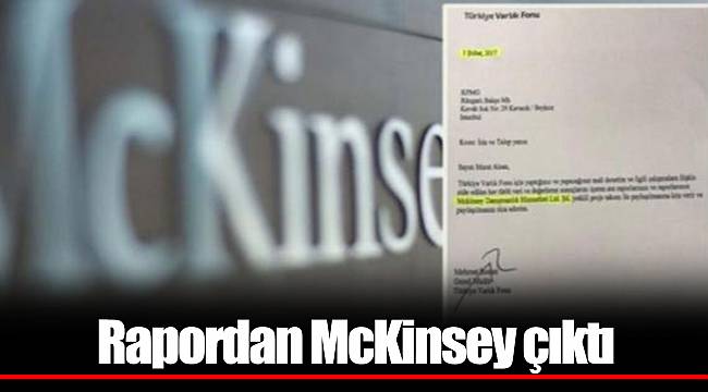 Rapordan McKinsey çıktı