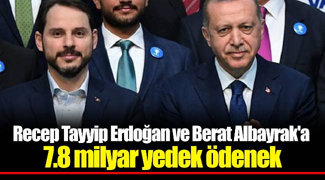 Recep Tayyip Erdoğan ve Berat Albayrak'a 7.8 milyar yedek ödenek