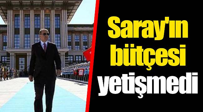 Saray'ın bütçesi yetişmedi