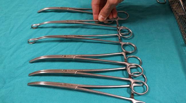 Şehir hastanesinde cerrahi aletlere &quot;karekod&quot;lu takip