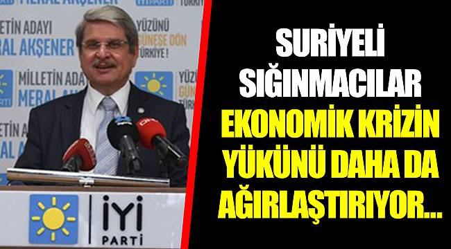 SURİYELİ SIĞINMACILAR EKONOMİK KRİZİN YÜKÜNÜ DAHA DA AĞIRLAŞTIRIYOR…