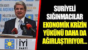 SURİYELİ SIĞINMACILAR EKONOMİK KRİZİN YÜKÜNÜ DAHA DA AĞIRLAŞTIRIYOR…