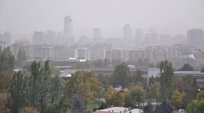 Toz bulutu Ankara'ya ulaştı!