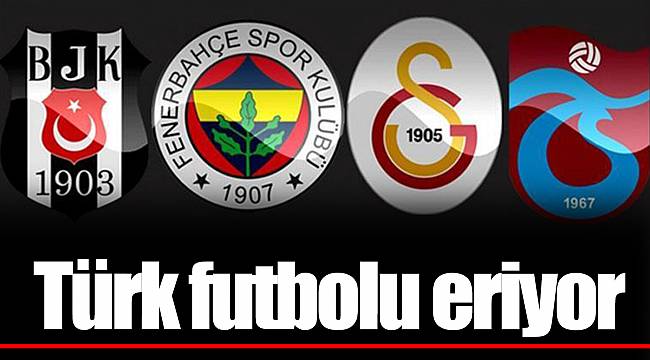 Türk futbolu eriyor
