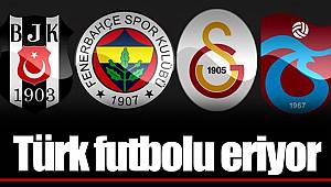 Türk futbolu eriyor