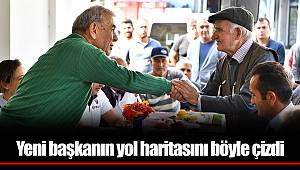 Yeni başkanın yol haritasını böyle çizdi