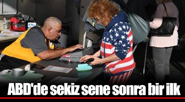 ABD'de sekiz sene sonra bir ilk