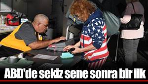 ABD'de sekiz sene sonra bir ilk