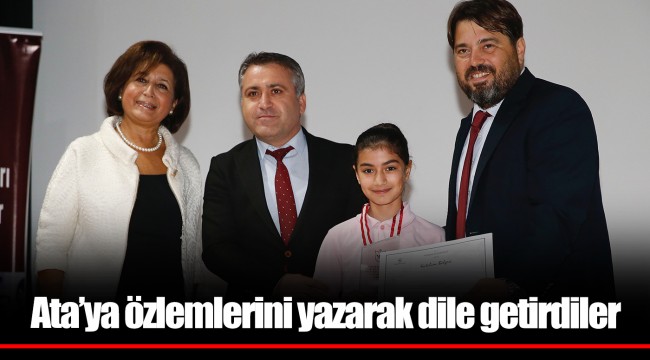 Ata’ya özlemlerini yazarak dile getirdiler