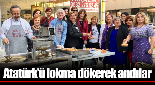 Atatürk’ü lokma dökerek andılar