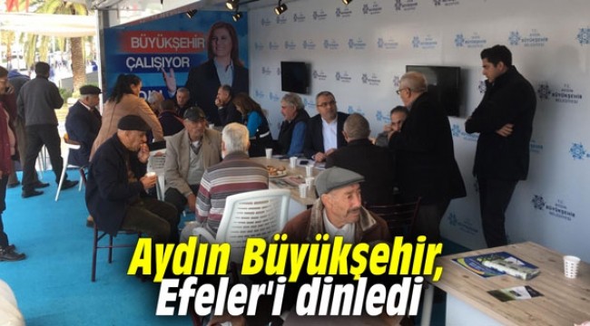 Aydın Büyükşehir, Efeler'i dinledi