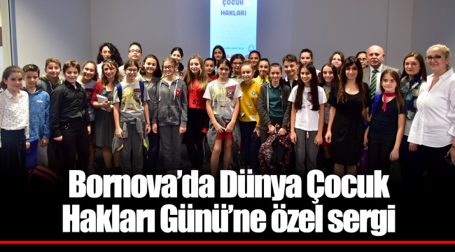 Bornova’da Dünya Çocuk Hakları Günü’ne özel sergi