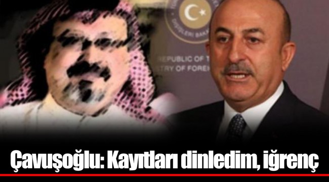 Çavuşoğlu: Kayıtları dinledim, iğrenç