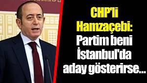 CHP'li Hamzaçebi: Partim beni İstanbul'da aday gösterirse...