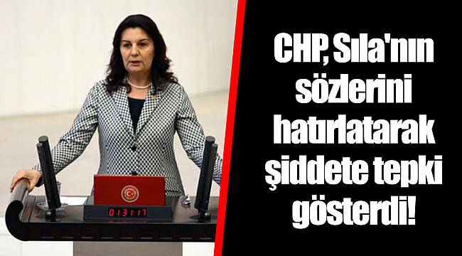 CHP, Sıla'nın sözlerini hatırlatarak şiddete tepki gösterdi!