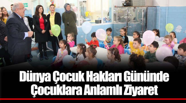 Dünya Çocuk Hakları Gününde Prof. Dr. Nurettin Ünal’dan Çocuklara Anlamlı Ziyaret