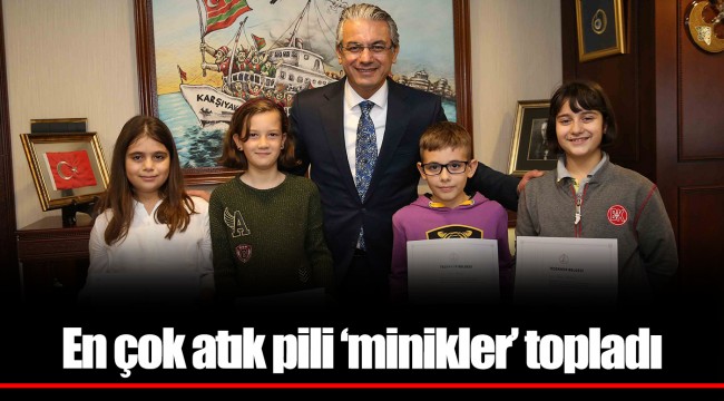 En çok atık pili ‘minikler’ topladı