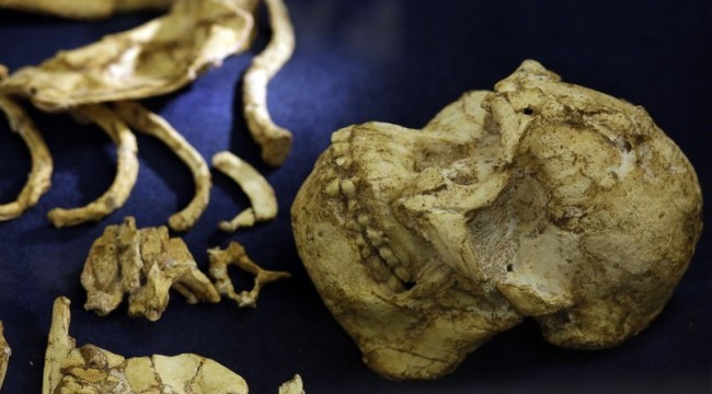 İskeletlerle trene binmeye çalışırken yakayı ele verdi!