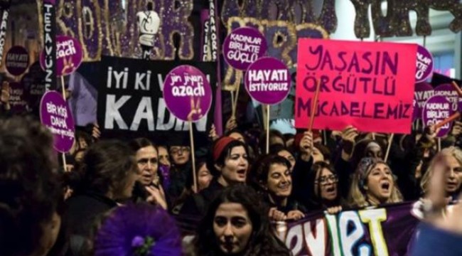 Kadınlar mücadele günü için sokağa çıkıyor
