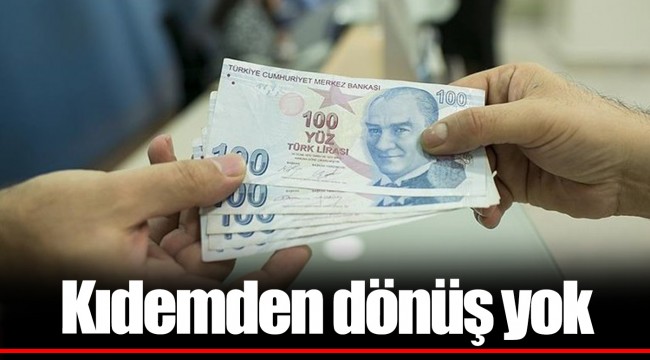 Kıdemden dönüş yok