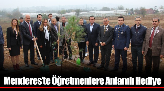 Menderes’te Öğretmenlere Anlamlı Hediye