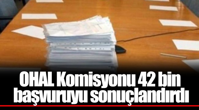 OHAL Komisyonu 42 bin başvuruyu sonuçlandırdı