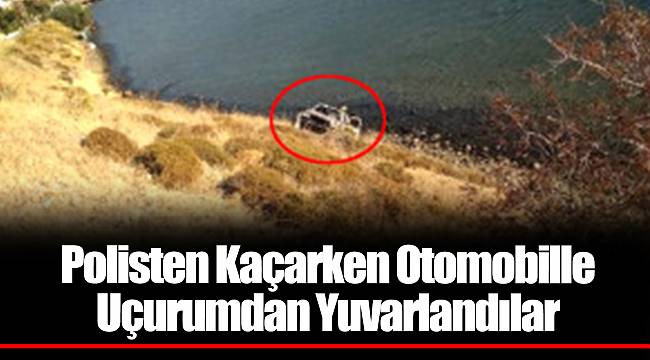 Polisten Kaçarken Otomobille Uçurumdan Yuvarlandılar