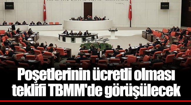 Poşetlerinin ücretli olması teklifi TBMM'de görüşülecek