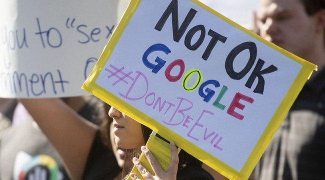 Protestoların ardından Google cinsel taciz politikasını güncelledi