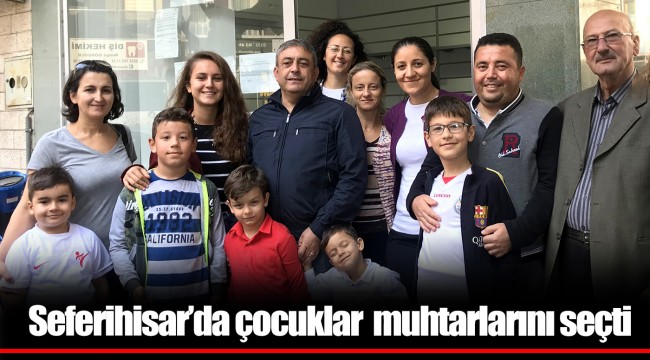 Seferihisar’da çocuklar muhtarlarını seçti