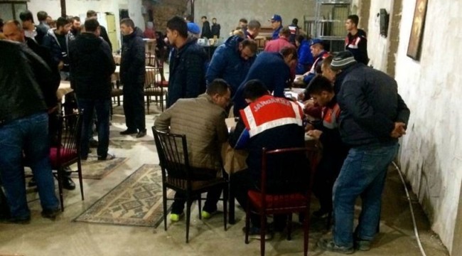 Tuğla fabrikasında 'tombala' çekilişine operasyon!