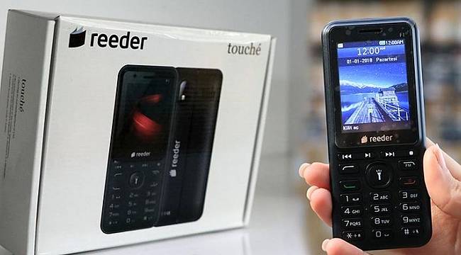 Tuşlu telefon Reeder F1 piyasaya sürüldü