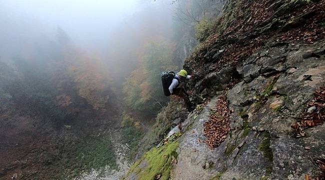 Uludağ’ın görülmemiş güzelliklerini dağcılar ortaya çıkardı