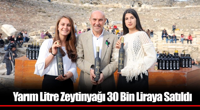 Yarım Litre Zeytinyağı 30 Bin Liraya Satıldı