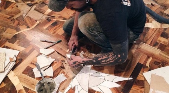 Zemini parke ile kaplamak yerine bakın ne yaptı
