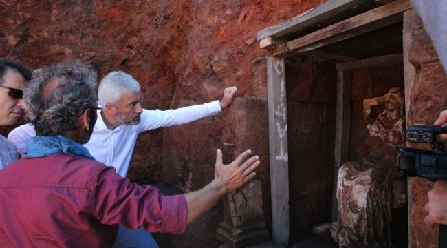 2 bin yıllık Kibele heykeli bulunmuştu! Herkes oraya gidiyor