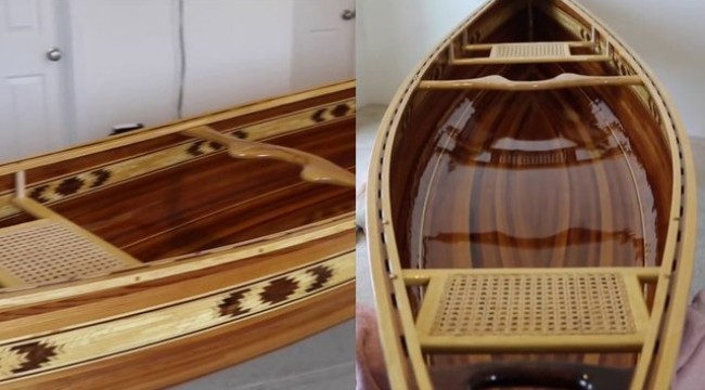 ABD'li adam evinin garajında kano yaptı