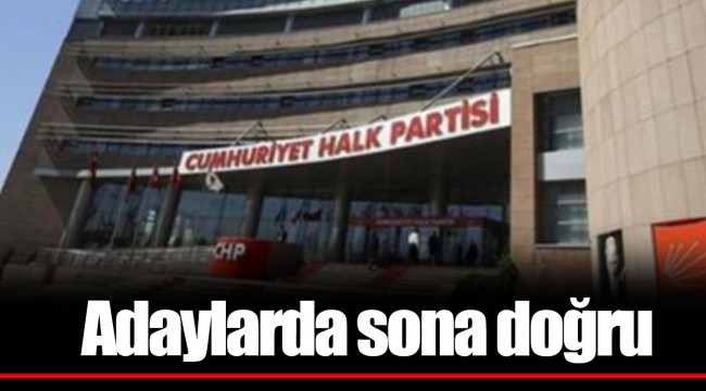 Adaylarda sona doğru