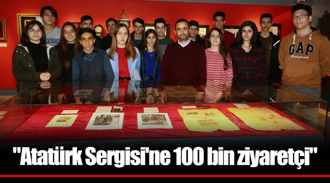 "Atatürk Sergisi'ne 100 bin ziyaretçi"
