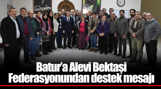 Batur’a Alevi Bektaşi Federasyonundan destek mesajı