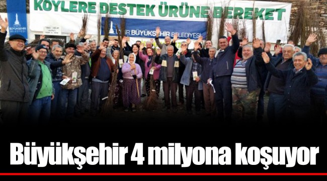 Büyükşehir 4 milyona koşuyor