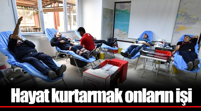 Hayat kurtarmak onların işi