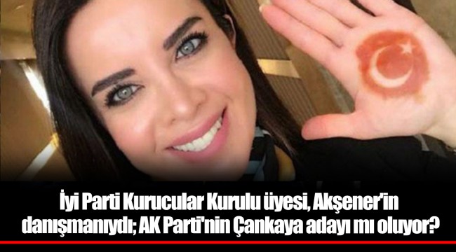 İyi Parti Kurucular Kurulu üyesi, Akşener'in danışmanıydı; AK Parti'nin Çankaya adayı mı oluyor?