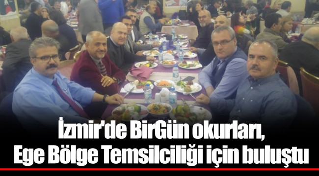 İzmir'de BirGün okurları, Ege Bölge Temsilciliği için buluştu