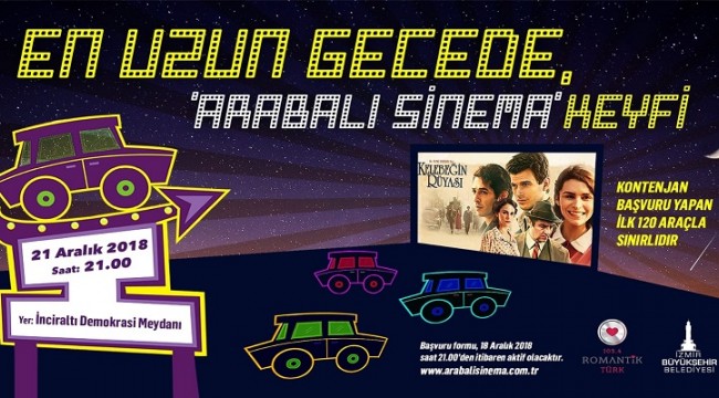 İzmir'de muhteşem etkinlik: "Arabada sinema"