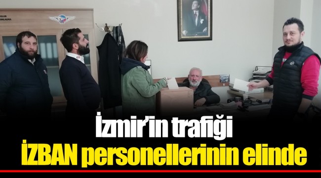İzmir'in trafiği İZBAN personellerinin elinde